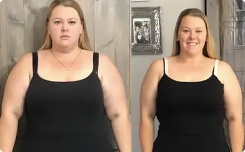 Before/after: Lauren T. transformation with ThermoBurn Pro